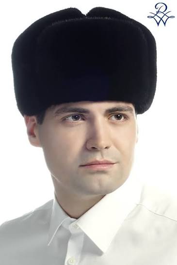 Шапка мужская из норки датской коричневой